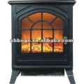 freestanding electric fireplace